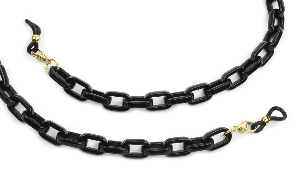 Acetate Eyeglass Chain - Rectangle Link.