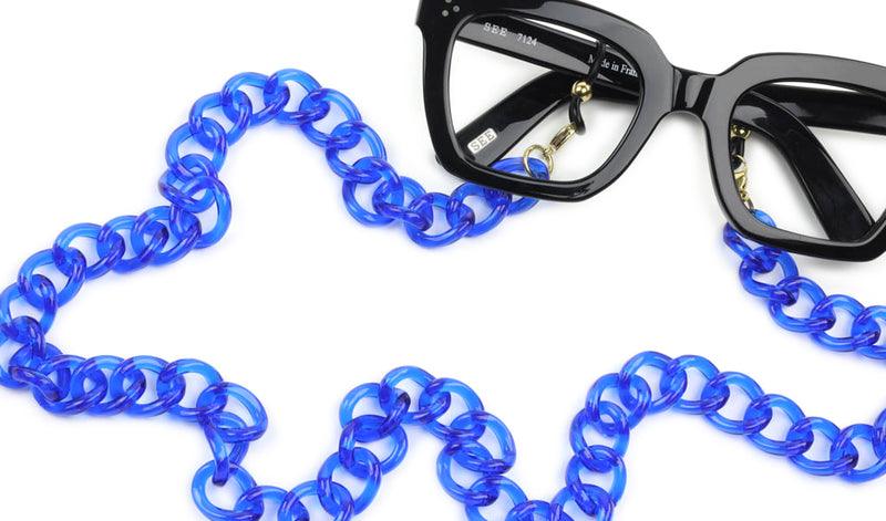 Acetate Eyeglass Chain - Round Link.