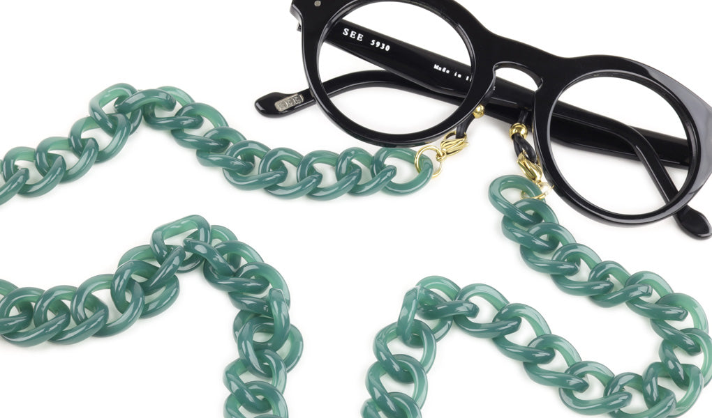 Stylish Acetate Eyeglass Chain - Super Chunk