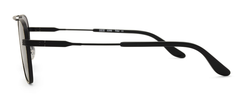 Men Square Sunglasses Polarized Driving Glasses Men Half Metal Female Flat  Top Sun Glasses - Light Grey - CR18AQT3SAY