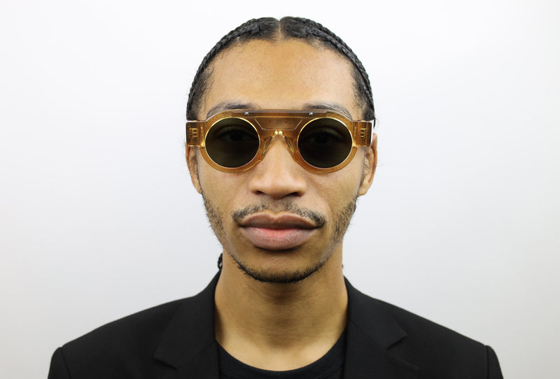 man wearing these luxury designer SEE Sunglasses