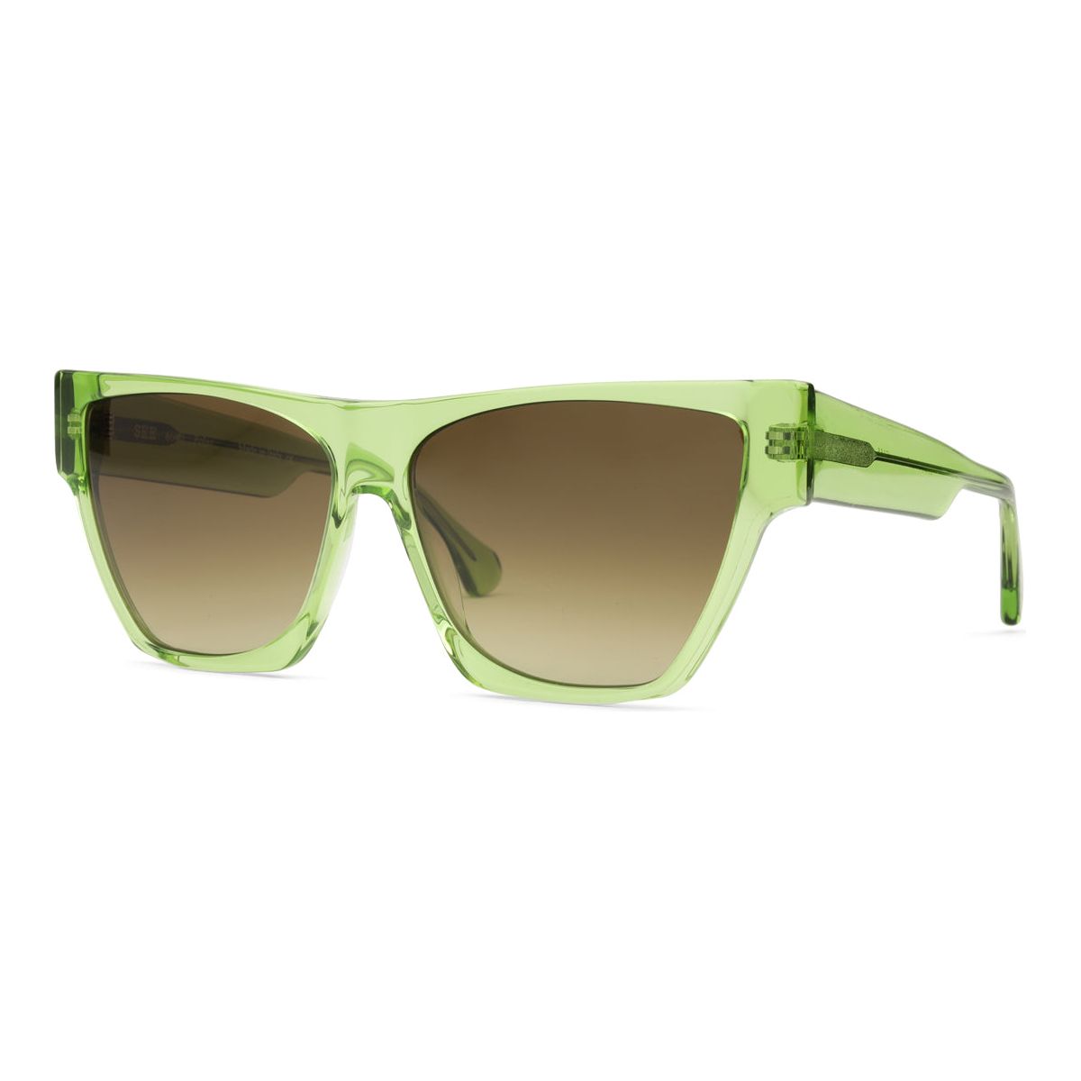 SEE 6640 Polarized Cat-Eye Sunglasses, Italian Made