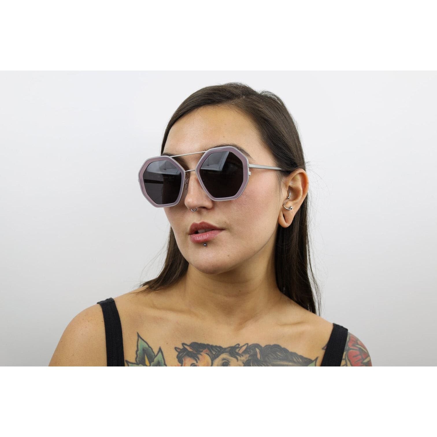 SEE 6641 Sunglasses SEE Eyewear Octagon Frames