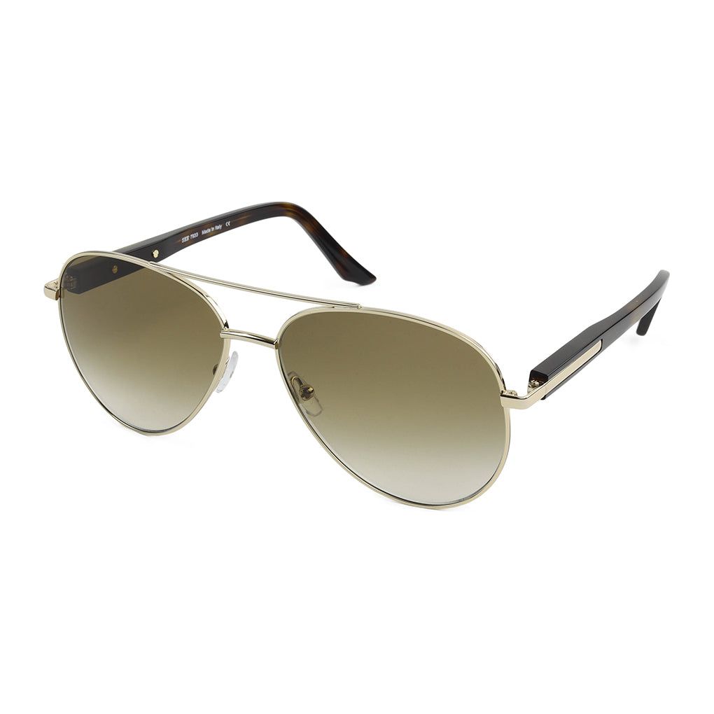 SEE 7933 Sun Aviator Sunglasses - Italian Acetate & Metal Frame design