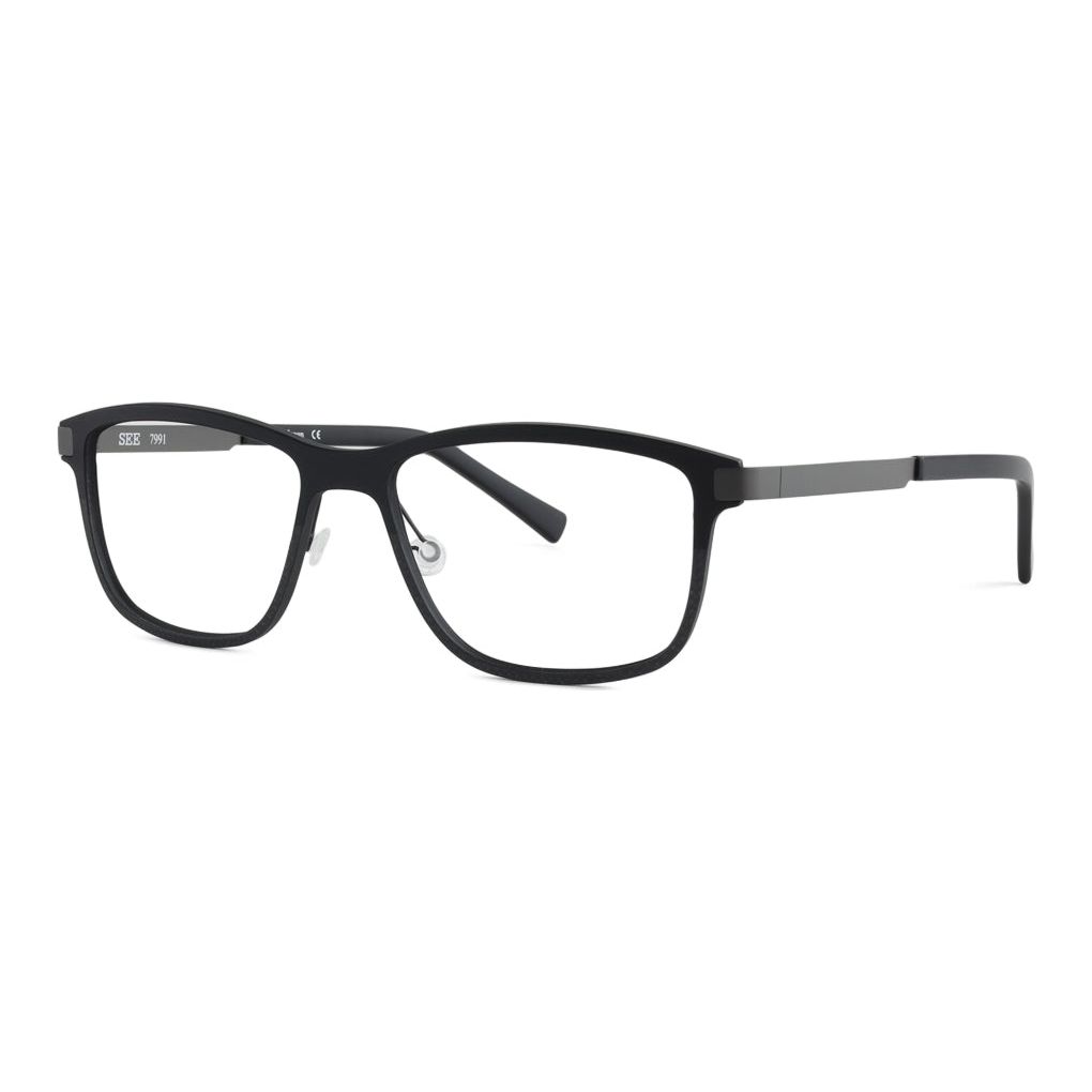 フレームワークYAGOODIDEASGOODNEWS Mサイズ　チャームなし Stylish blend of Titanium & Wood Eyeglasses - Wide Fit, Japanese
