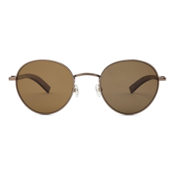 Polarized Handcrafted Sunglasses - Metal & Wood | SEE 8224
