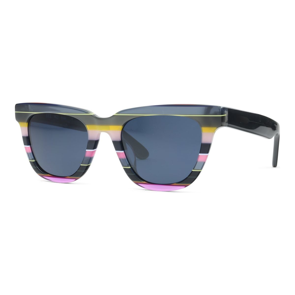 高評価レビュー Striped POLAR: 9822 SEE Acetate Lens Polarized Sunglasses, 小物