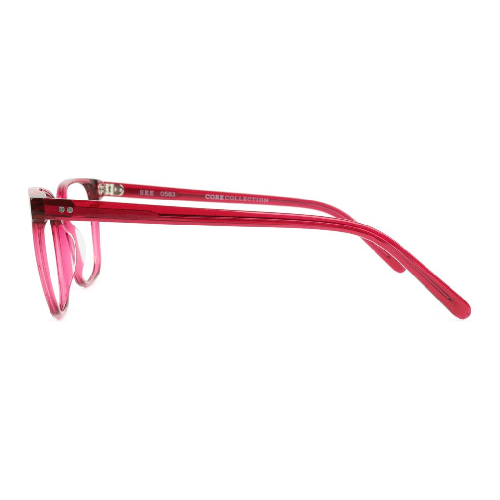 See Eyewear Frames shops #0512 Core Collection Translucent Pink