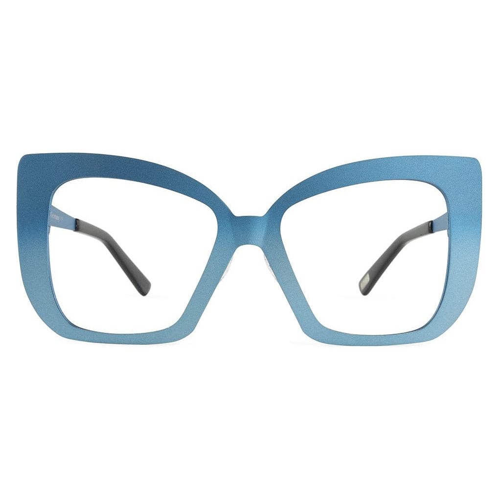 See 6432 See Eyewear Cat Eye Glasses Mosiac Blue Fade