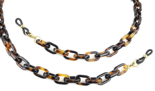 Acetate Eyeglass Chain - Rectangle Link