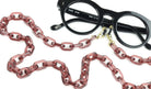 Acetate Eyeglass Chain - Rectangle Link.