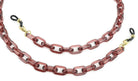 Acetate Eyeglass Chain - Rectangle Link.